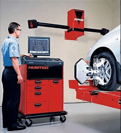Thiết bị cân chỉnh độ chụm bánh xe điện tử